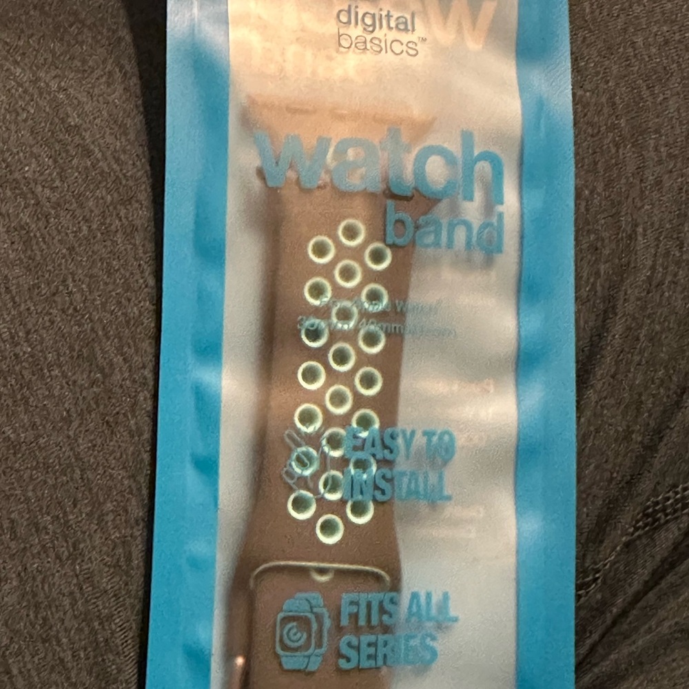Gray and Teal Women's Watch Band - Picture 4 of 5
